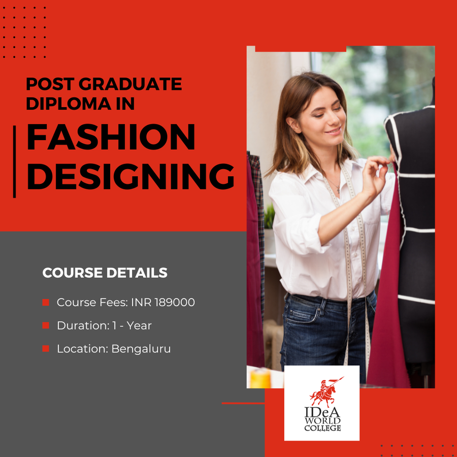 PG Diploma in Fashion Designing at IDeA World College, Bengaluru/Bangalore